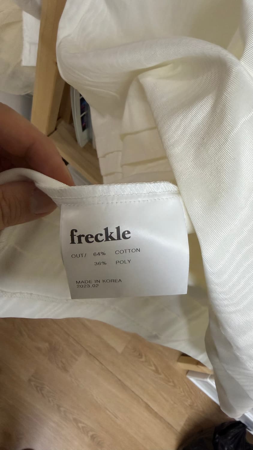 freckle 미니 원피스 화이트 상품이미지2