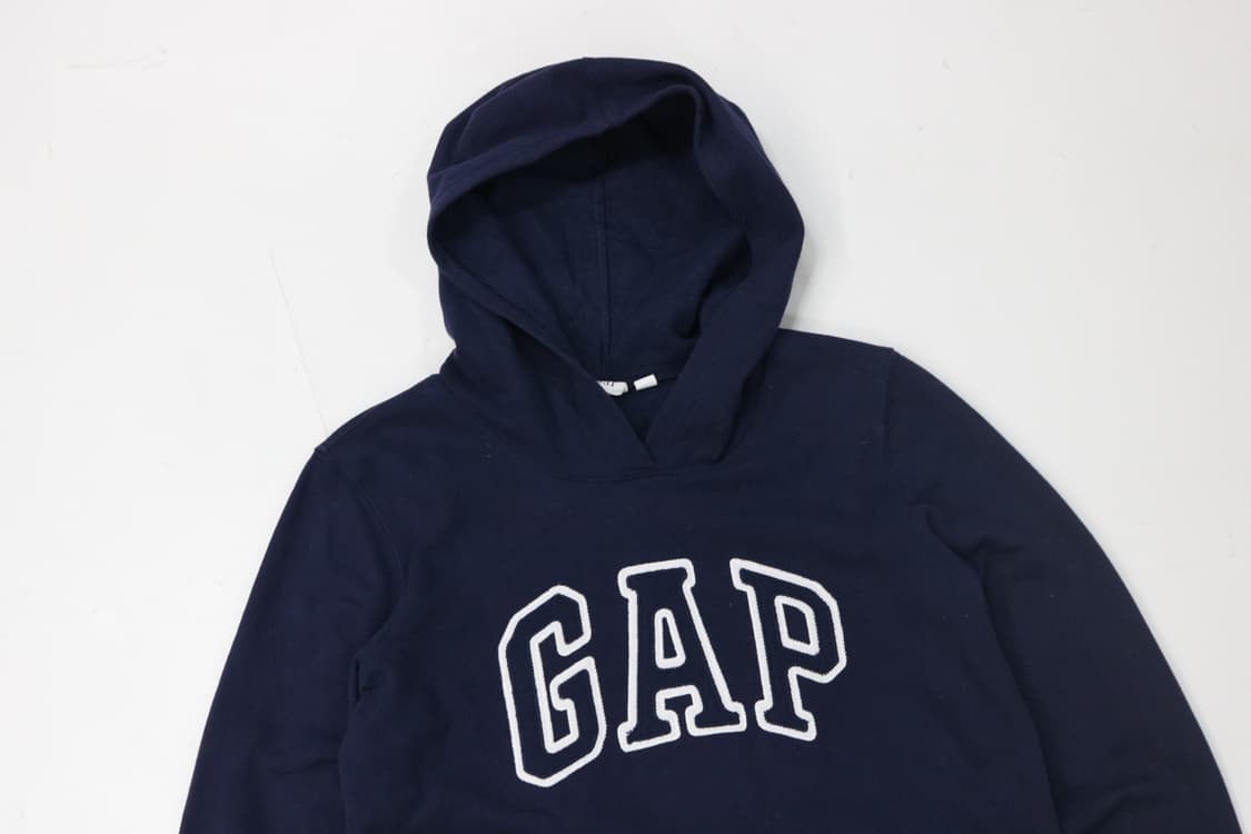 GAP 갭 빈티지 아치 로고 네이비 후드 티셔츠 (S) 상품이미지3