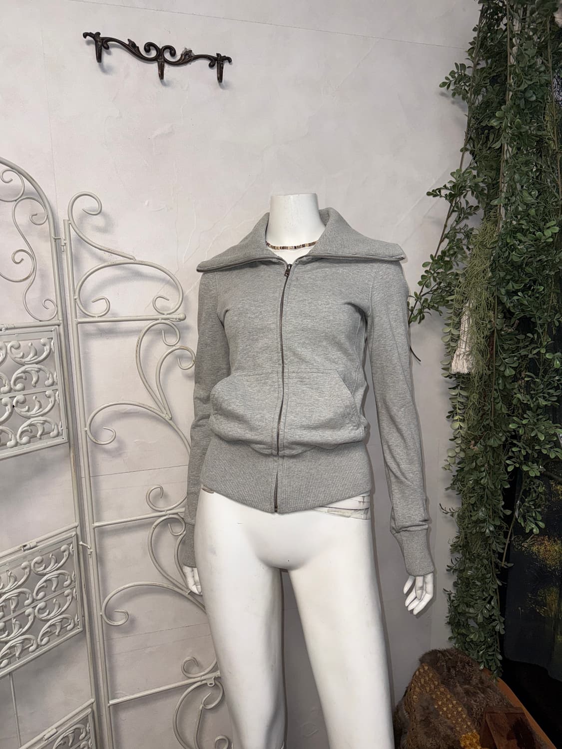 DIESEL gray logo graphic sweat jacket  상품이미지7