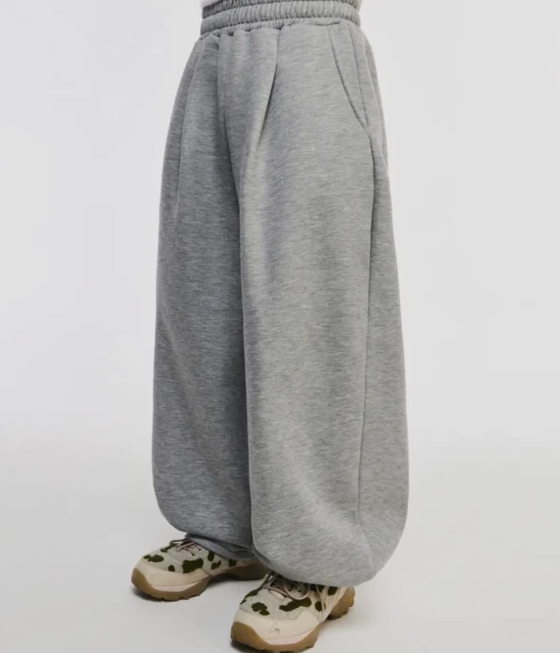 스켈리웩 회색 와이드 스웨트 팬츠 m사이즈 판매합니다 (기모) 상품이미지1