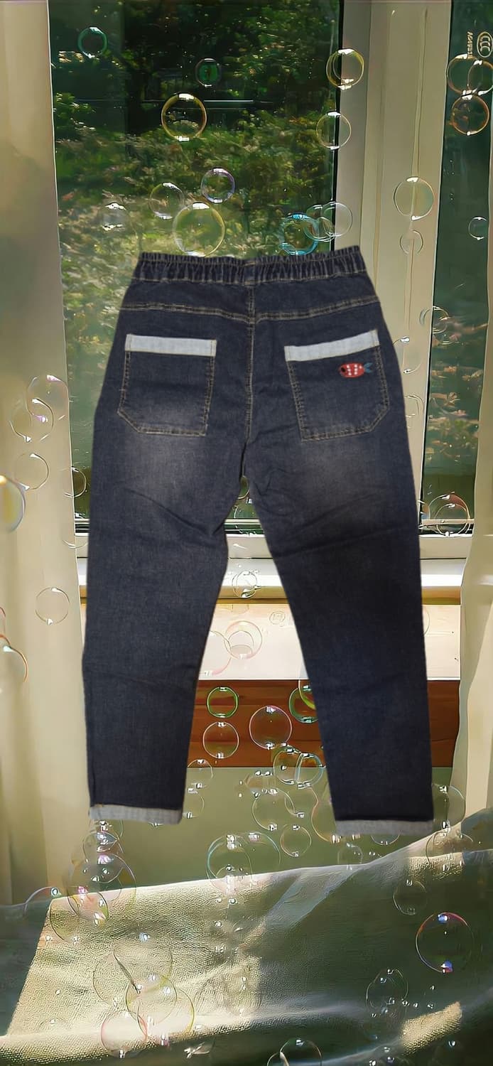 모리걸 히피 패치워크 자수 데님바지 상품이미지2