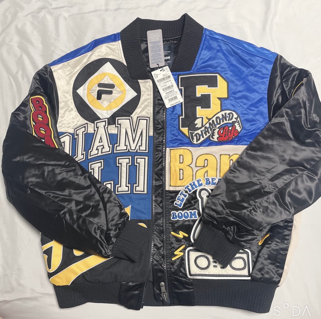 휠라 퓨전 라이프 패치 코치자켓 L 상품이미지1