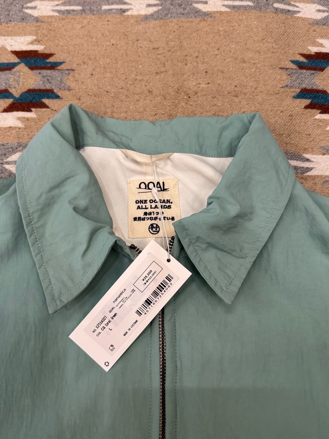 [L][105] 나나미카 리버시블 코치자켓 코랄 그린  상품이미지2