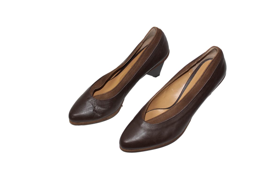 Yohji Yamamoto LIMI feu 리미퓨 레더 펌프스 상품이미지1