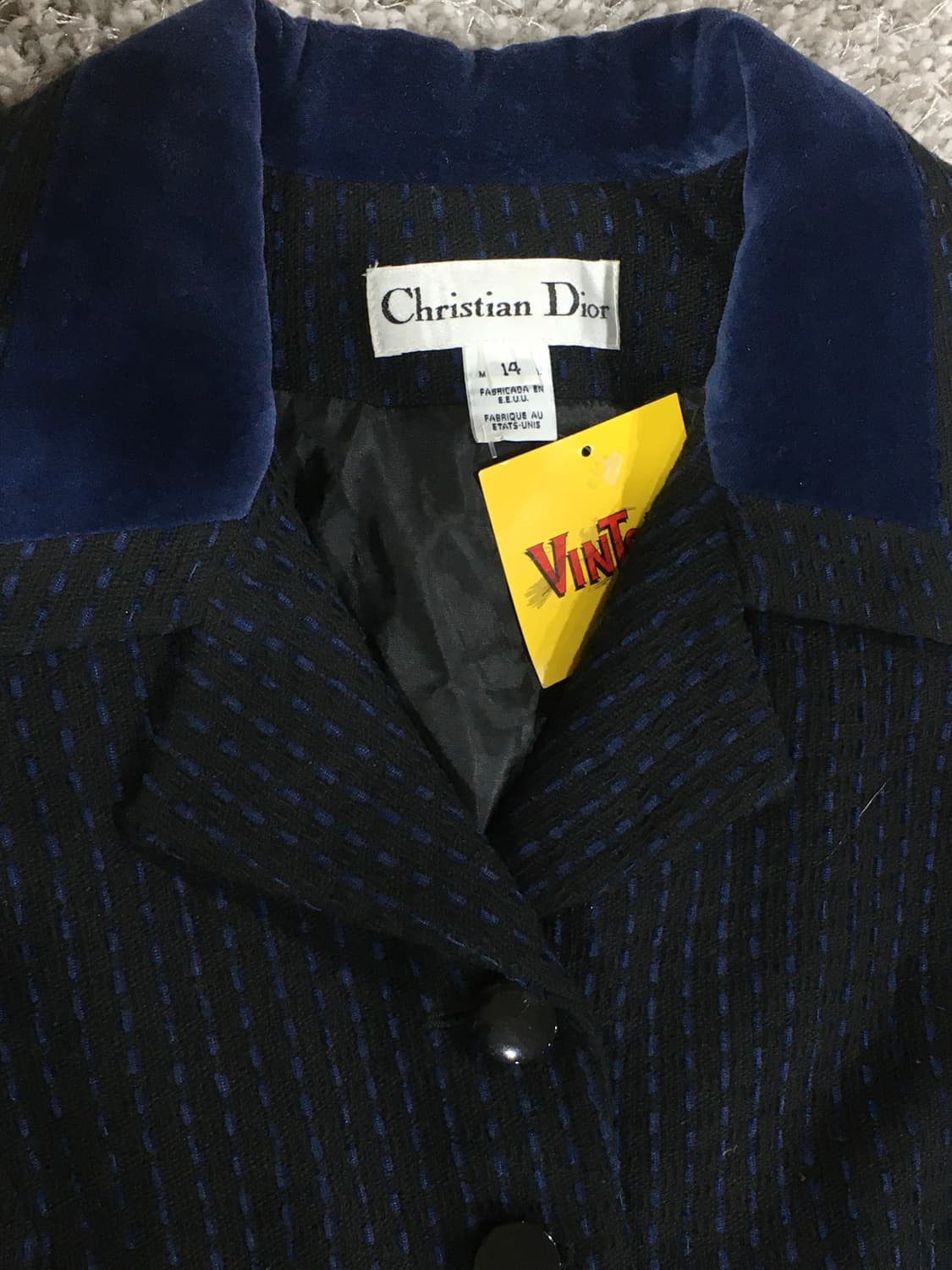 크리스찬 디올 블랙 자켓 상품이미지3