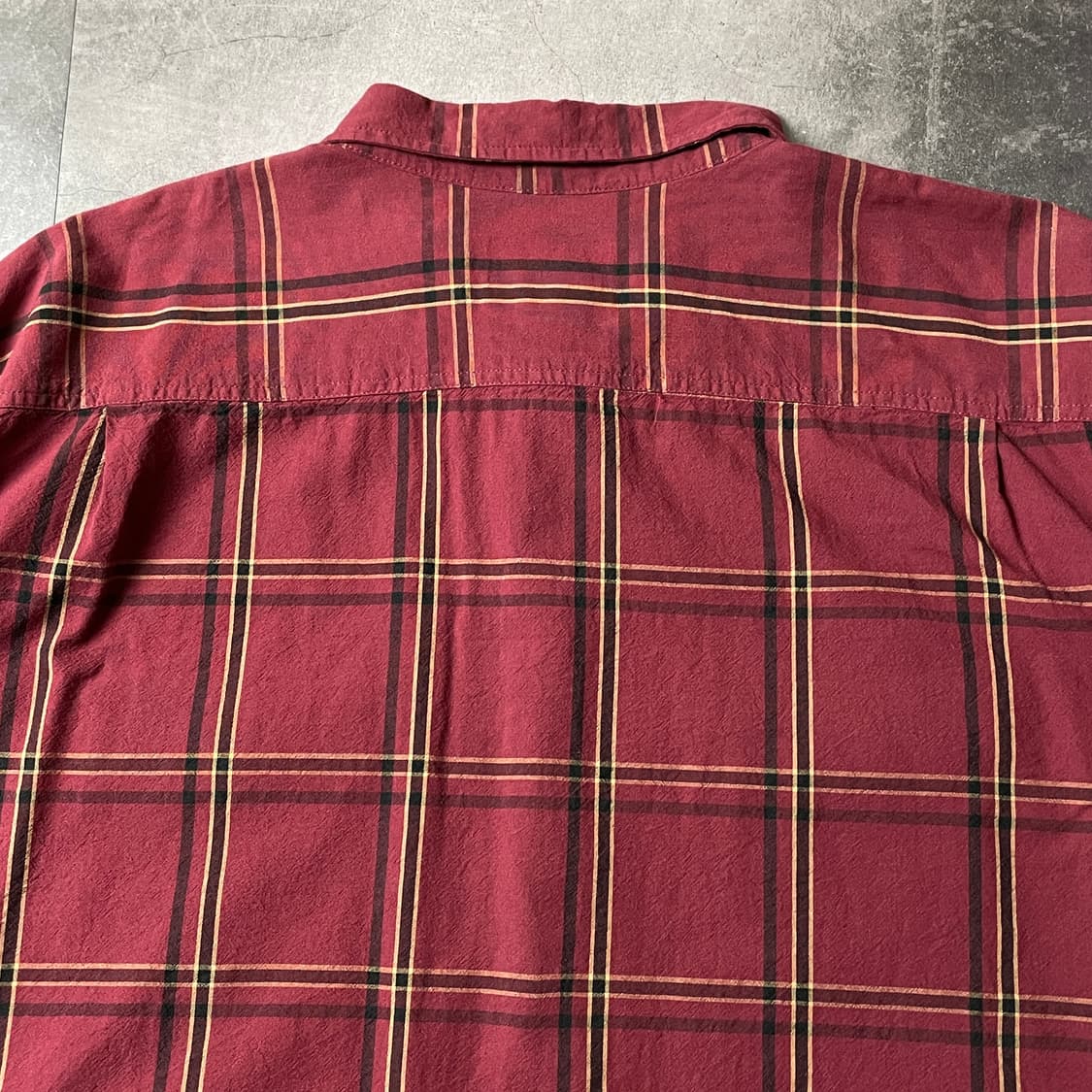 CARHARTT 칼하트 빈티지 와인 체크 코튼 워크 셔츠 A00457 상품이미지7