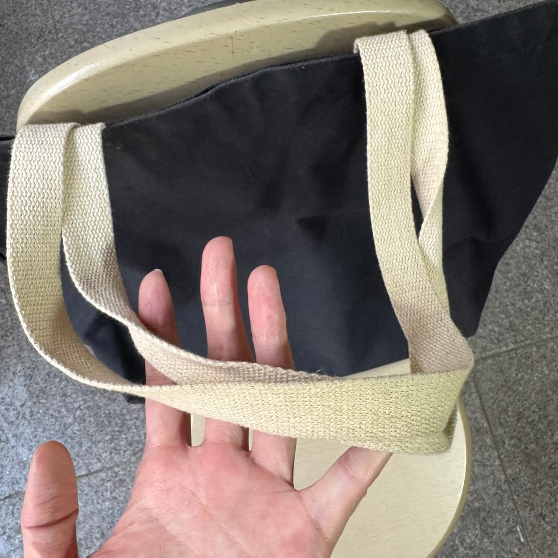 오베이 로고 캔버스 토트백 상품이미지6