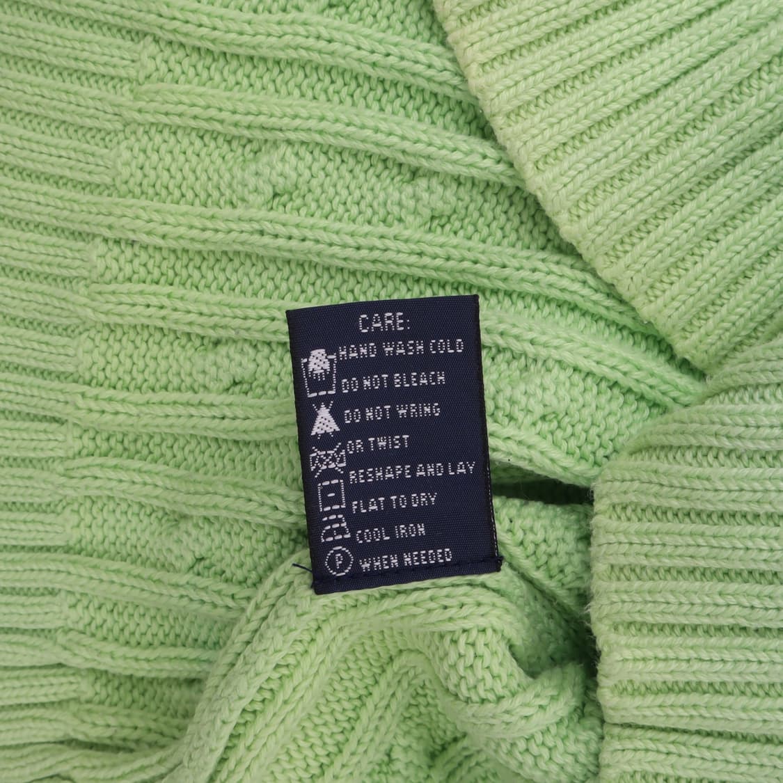 폴로 랄프로렌 라이트 그린 코튼 케이블 니트 상품이미지9