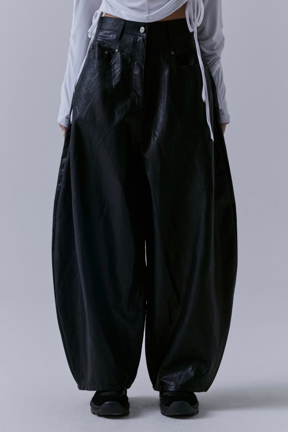 트리밍버드 레더 바지 팝니다 상품이미지1