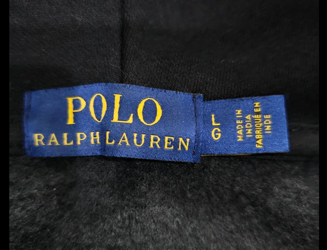 폴로 랄프로렌 블랙 후드집업 95 상품이미지3