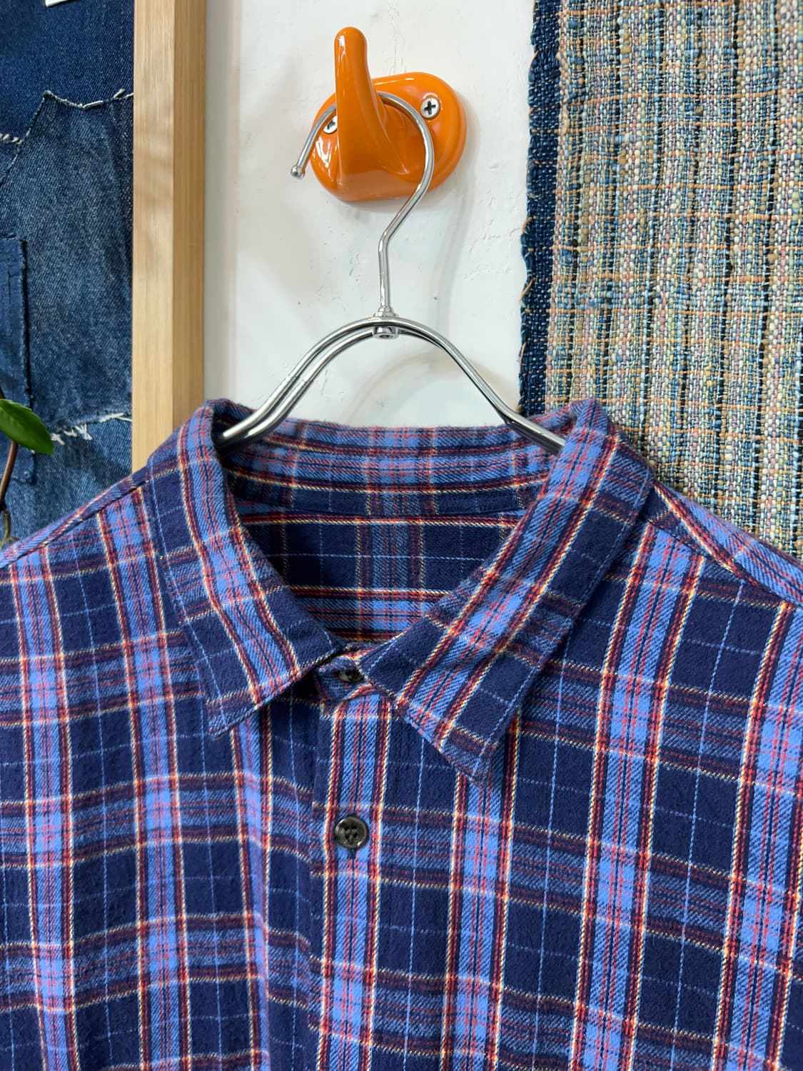 PAPAS  Flannel Check Shirt 상품이미지3
