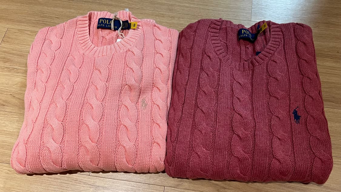 폴로 코튼 케이블 니트 맨즈 S 상품이미지3