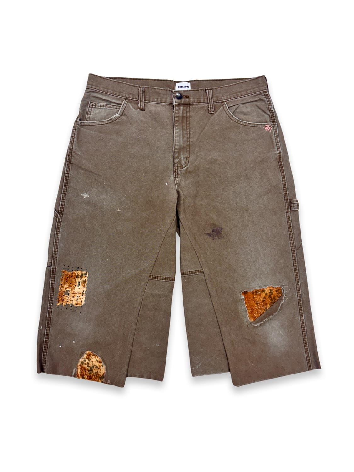 Vtg Dickies Sashiko Distressed 버뮤다 상품이미지1