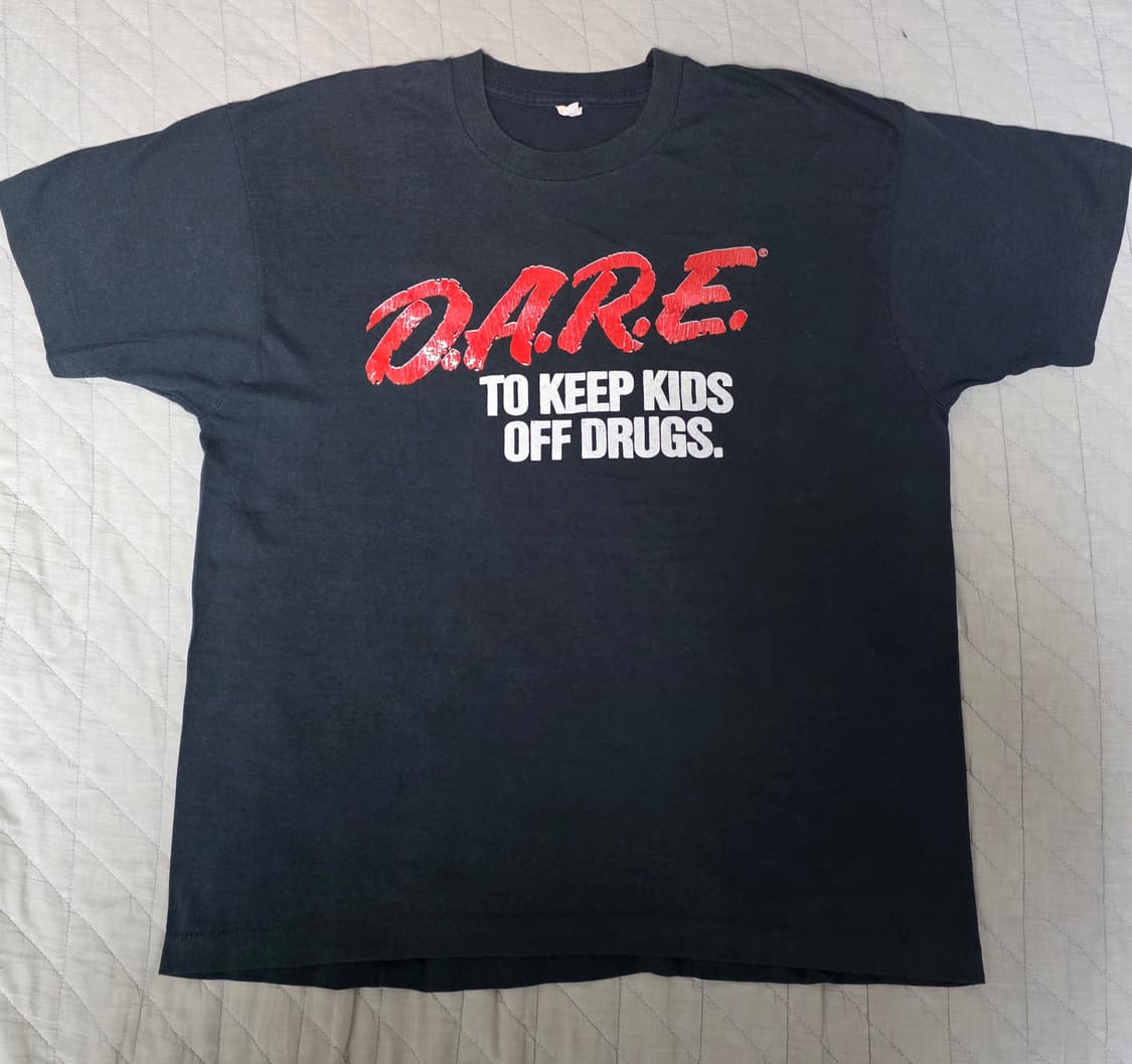 [XL] 80s 빈티지 D.A.R.E DARE 티셔츠 상품이미지1