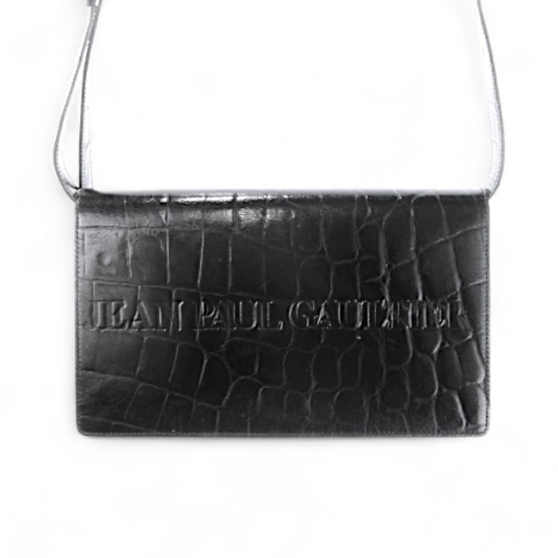 장폴고티에 악어 형압 가죽 숄더백 상품이미지1
