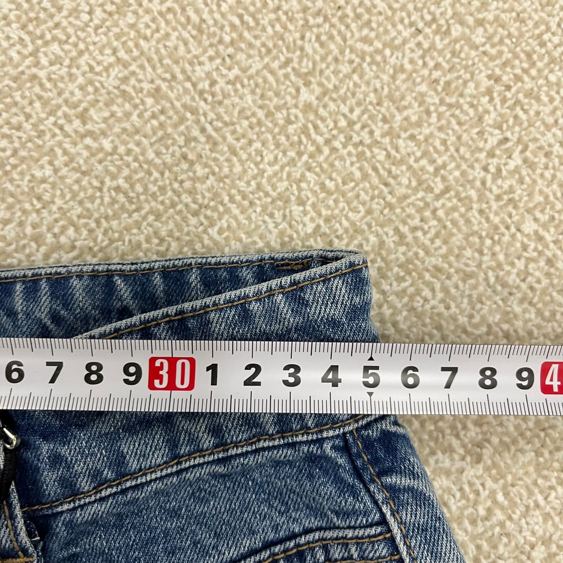 66 새상품 씨씨콜렉트 와이드 데님 0210M 상품이미지5