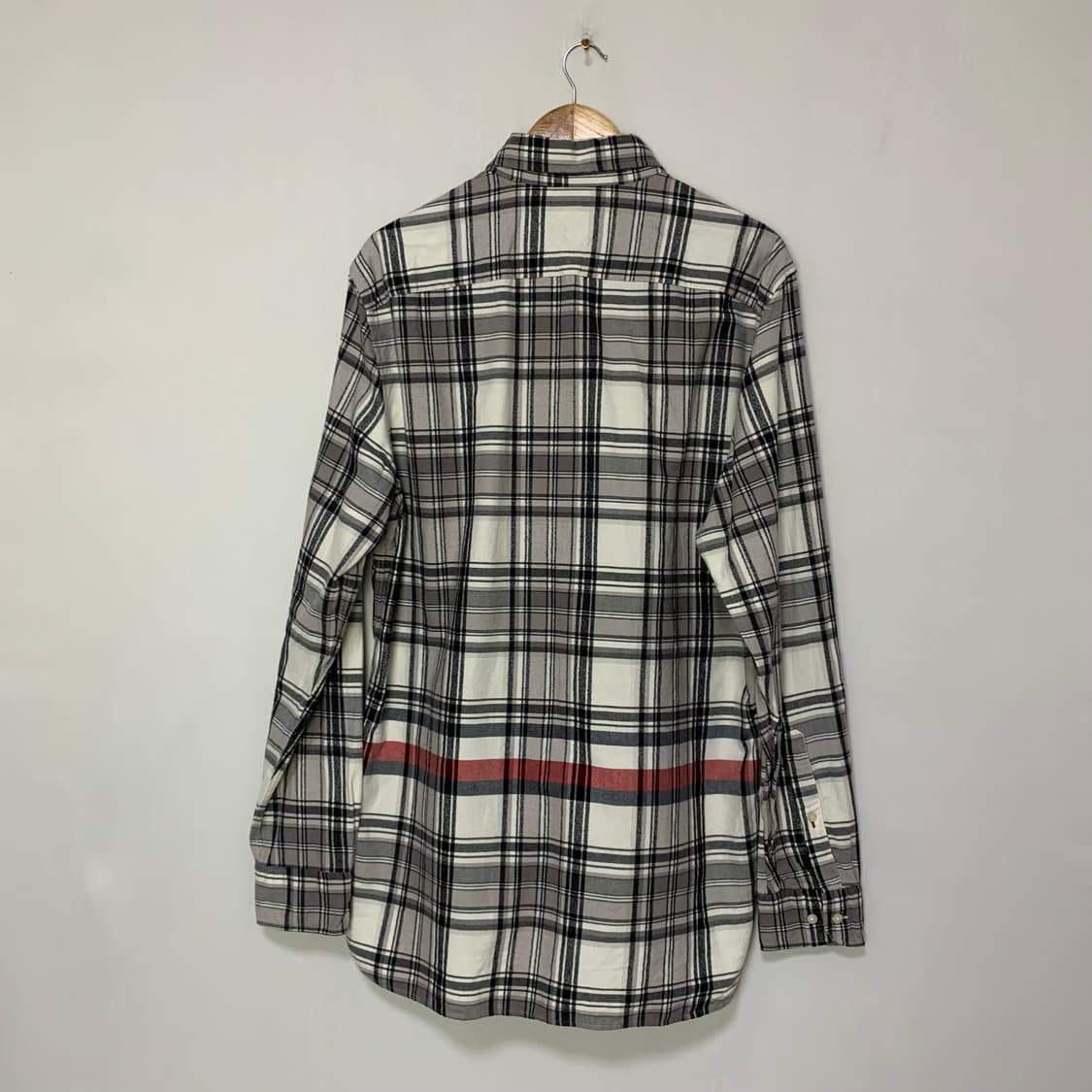 타미힐피거 체크 긴팔 셔츠 체크남방 빈티지 XL 상품이미지5