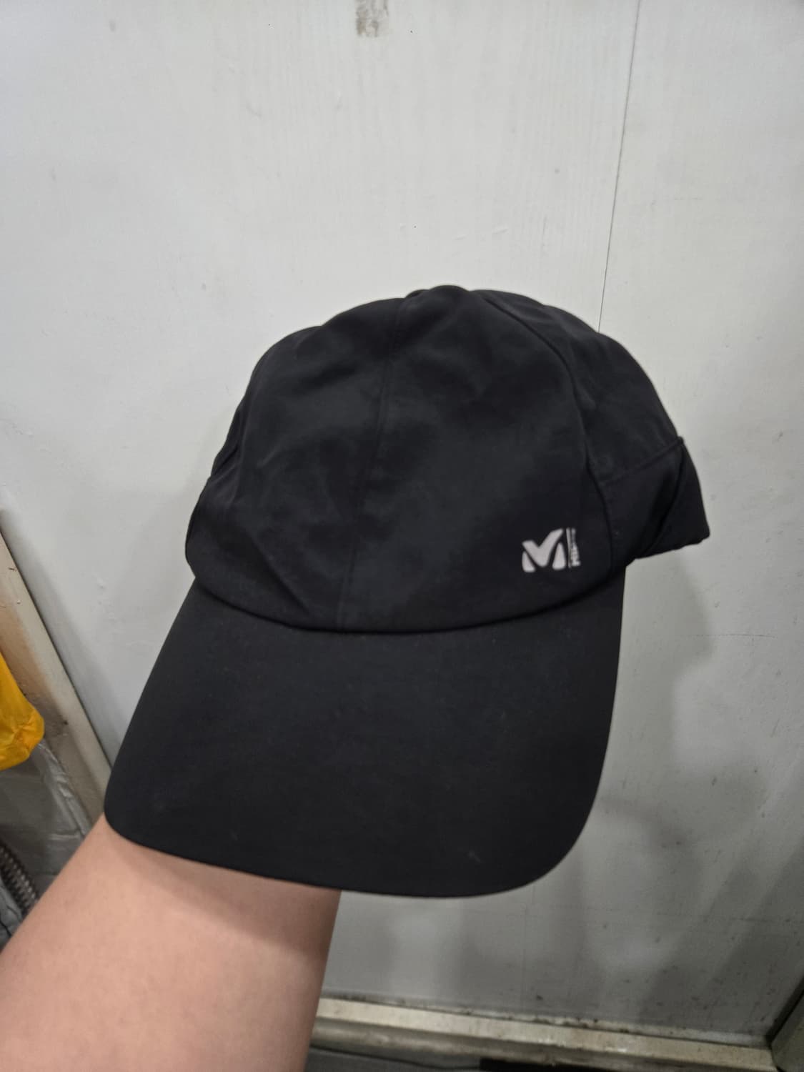 사이즈58 )) MILLET 밀레 볼캡 모자! 블랙 색상~ 상품이미지1