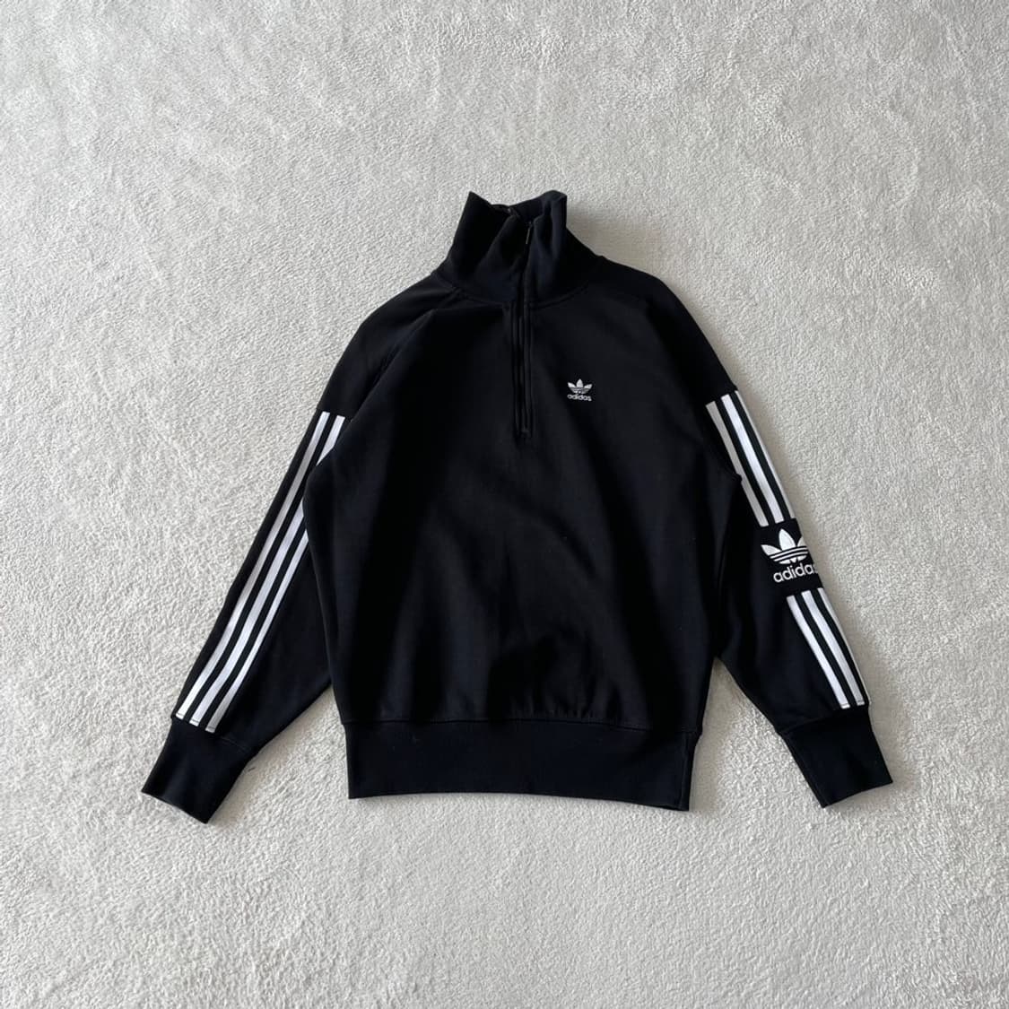 아디다스 락업 맨투맨 반집업 90-95 상품이미지1