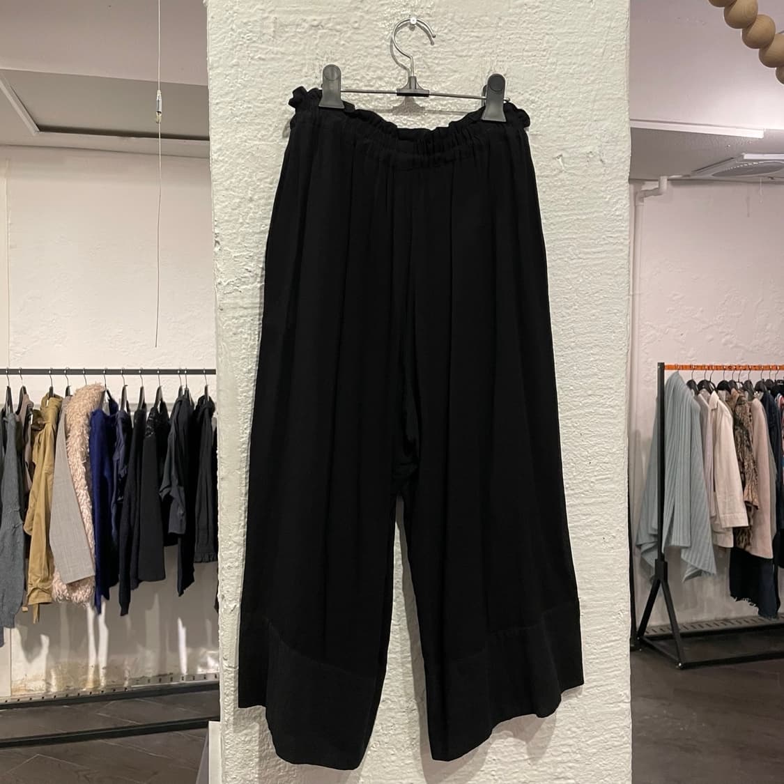 요지야마모토 레이온 크롭 팬츠 상품이미지3