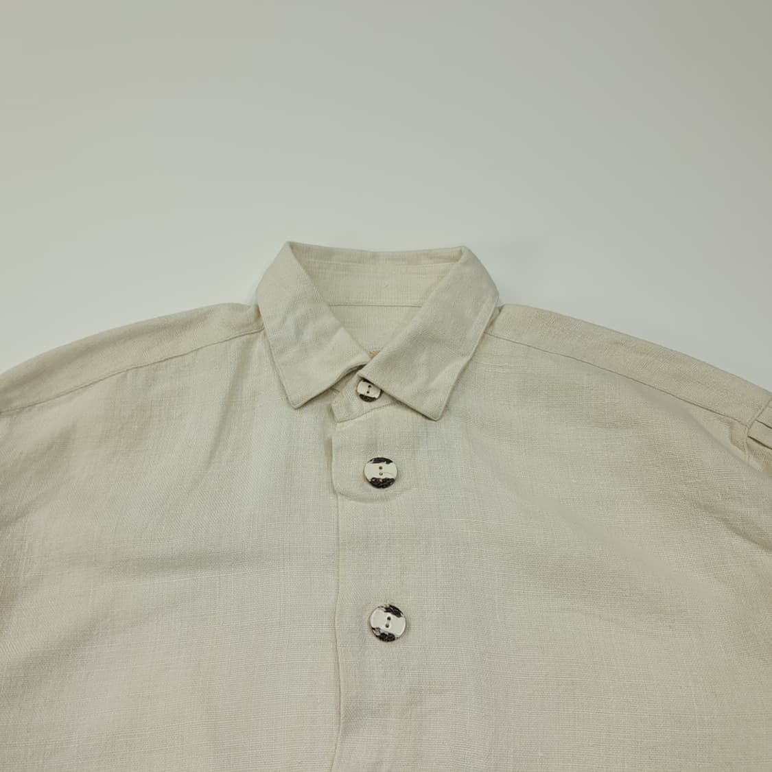 CL694 M 글로리에떼 90s 독일 트라흐텐 바바리안 알펜 린넨 셔츠 상품이미지2