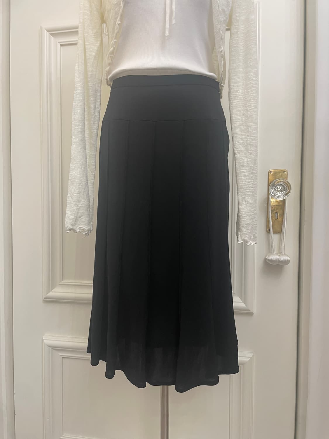 black lining basic skirt 상품이미지6