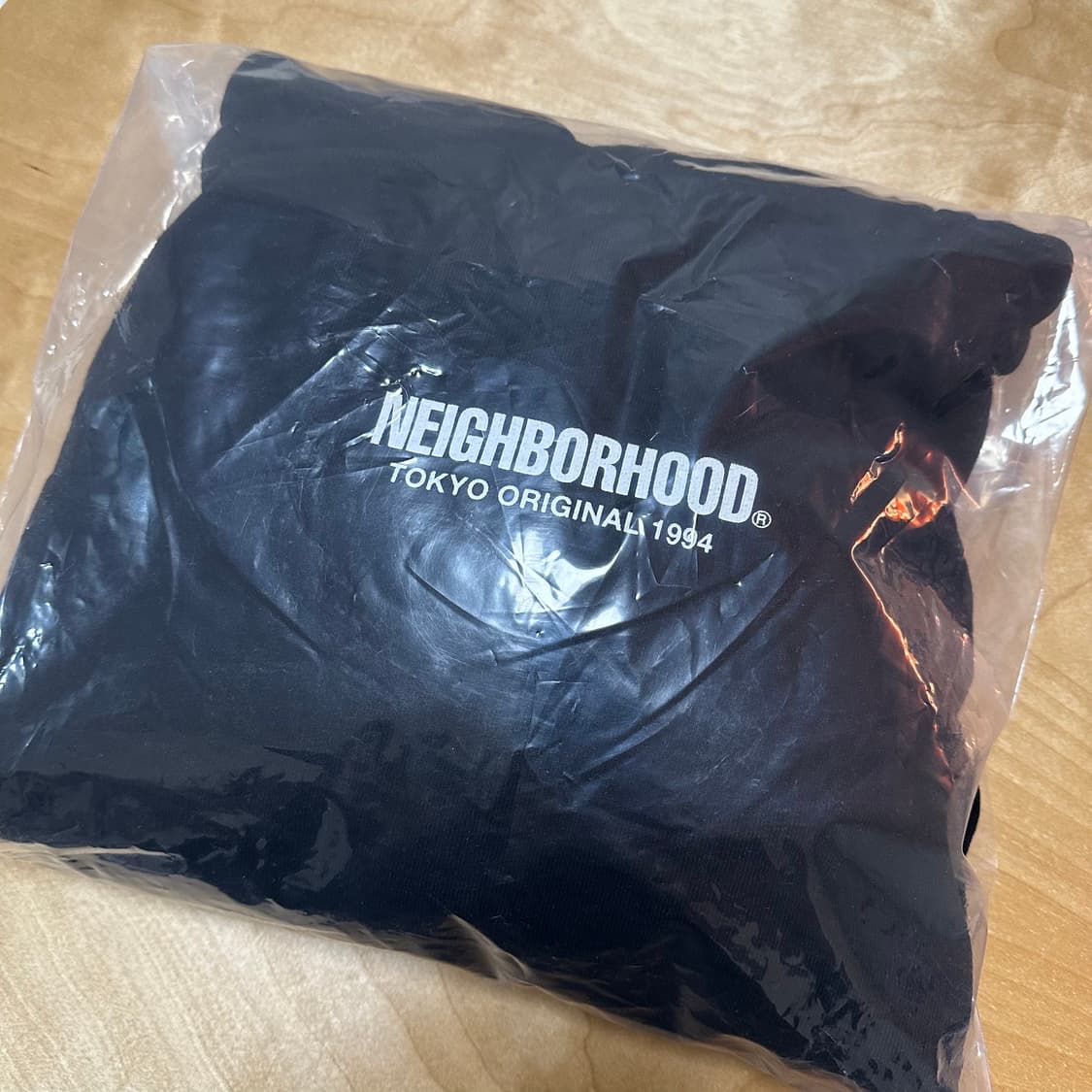 네이버후드 솔리드 스웻 후드 블랙 상품이미지5