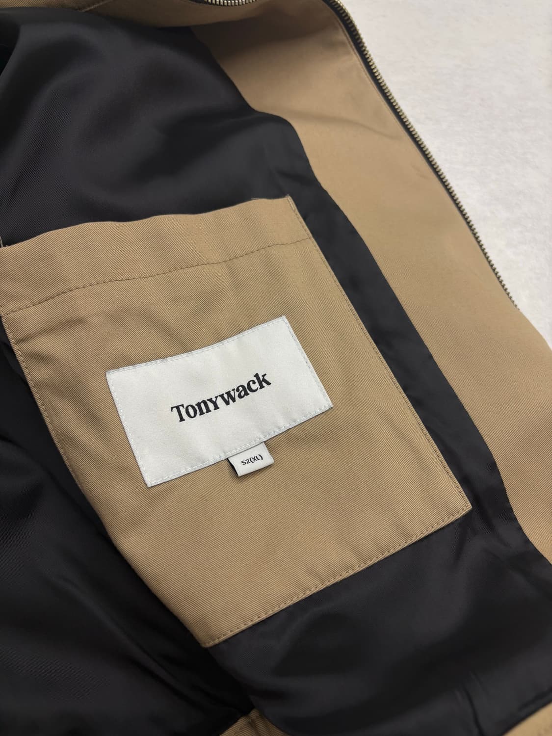 XL) 토니웩 코튼 개버딘 프렌치 블루종 상품이미지2