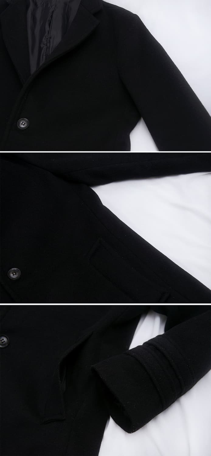 칼리코 리본 마스터 클래식 싱글 체스터 코트 자켓 (95-100) 상품이미지8