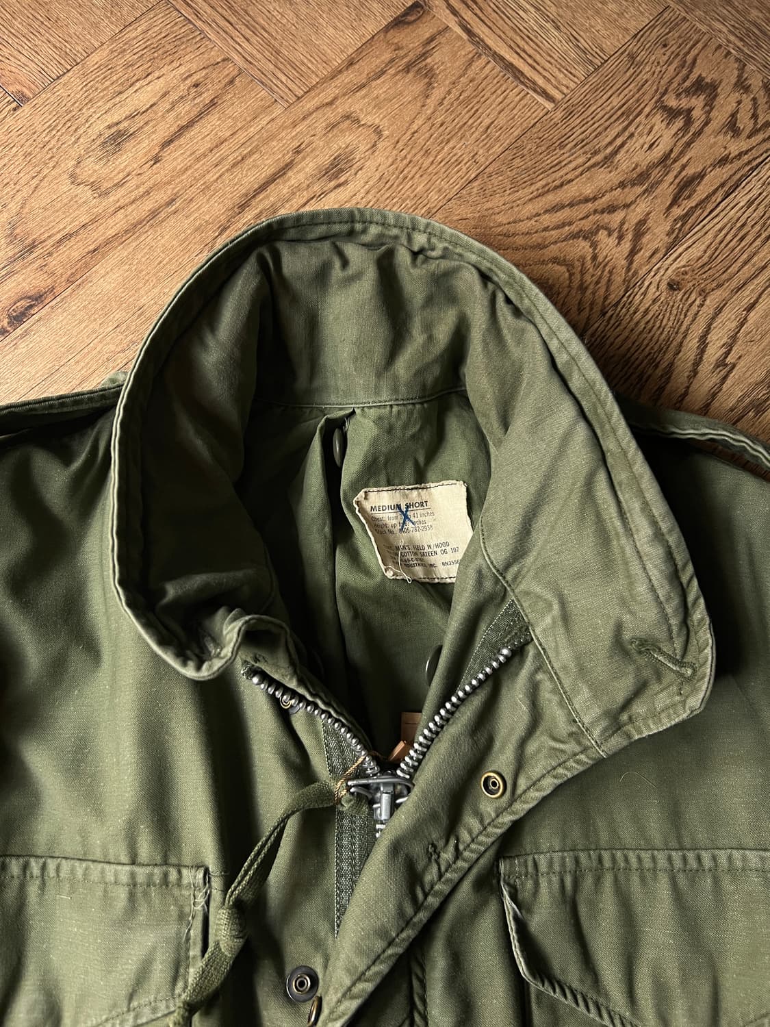 [M]70's 오리지널 U.S ARMY 2세대 M65 필드자켓 상품이미지2