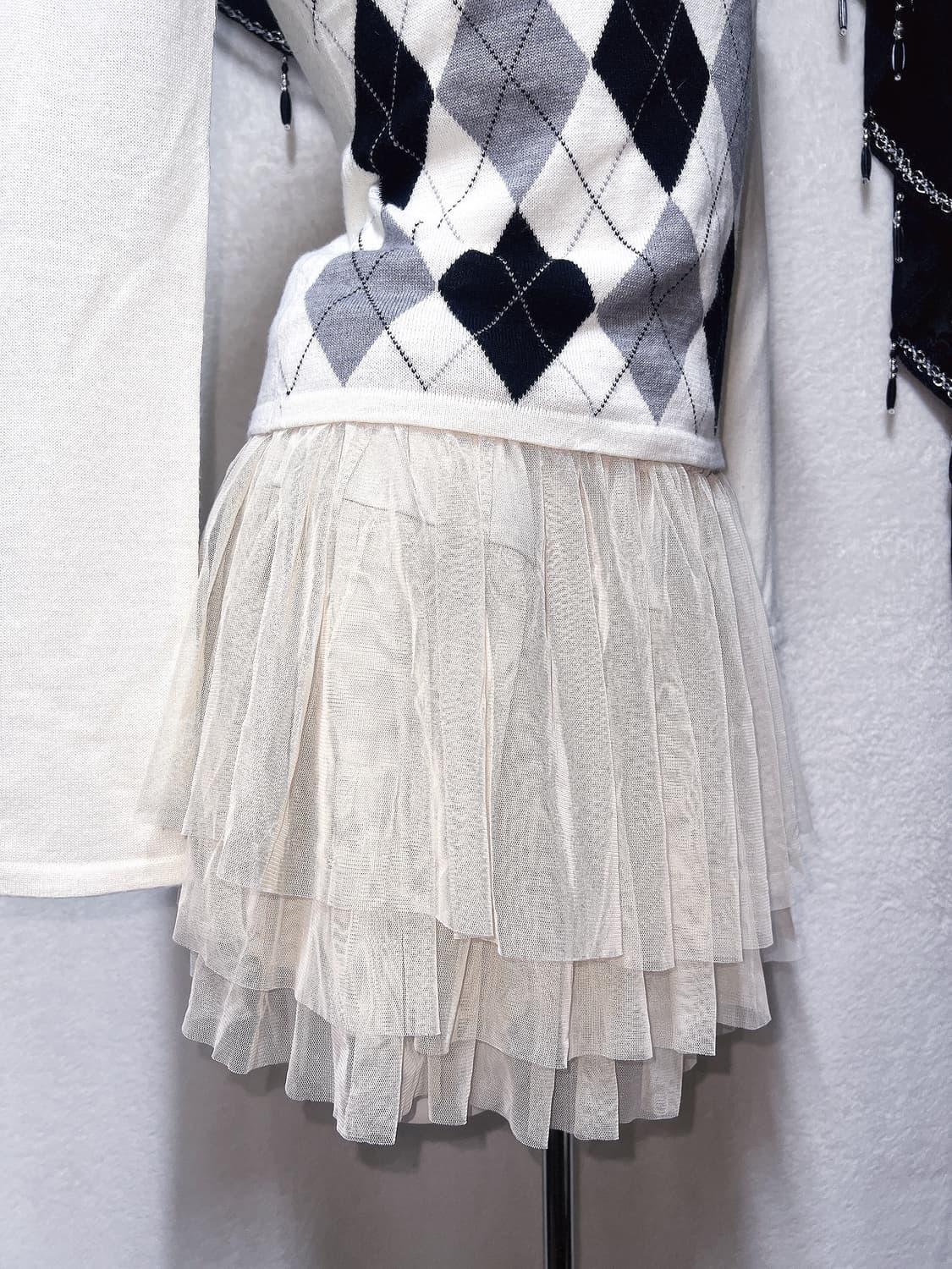 로맨틱갸루 로걀 라떼 달천깔 샤스커트 튜튜 캉캉치마 러블리 핀터 큐롯 상품이미지3