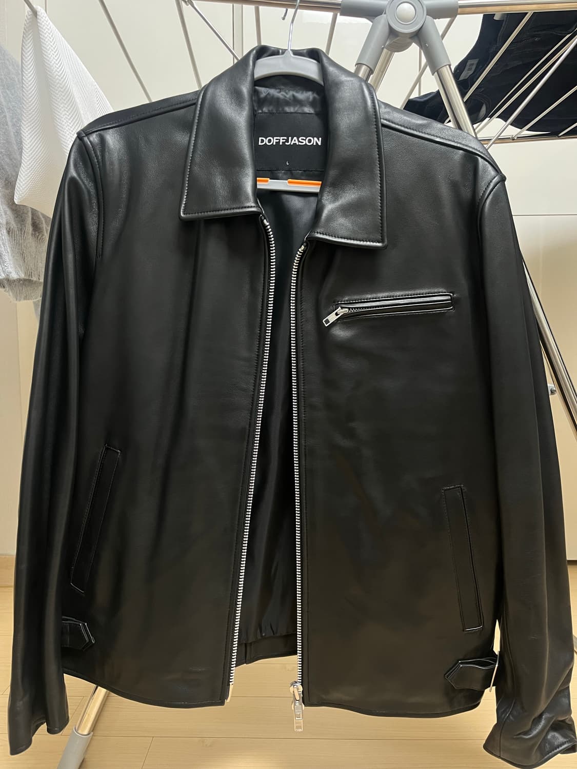 도프제이슨 램스킨 싱글 자켓 L size 판매합니다~~!! 상품이미지1