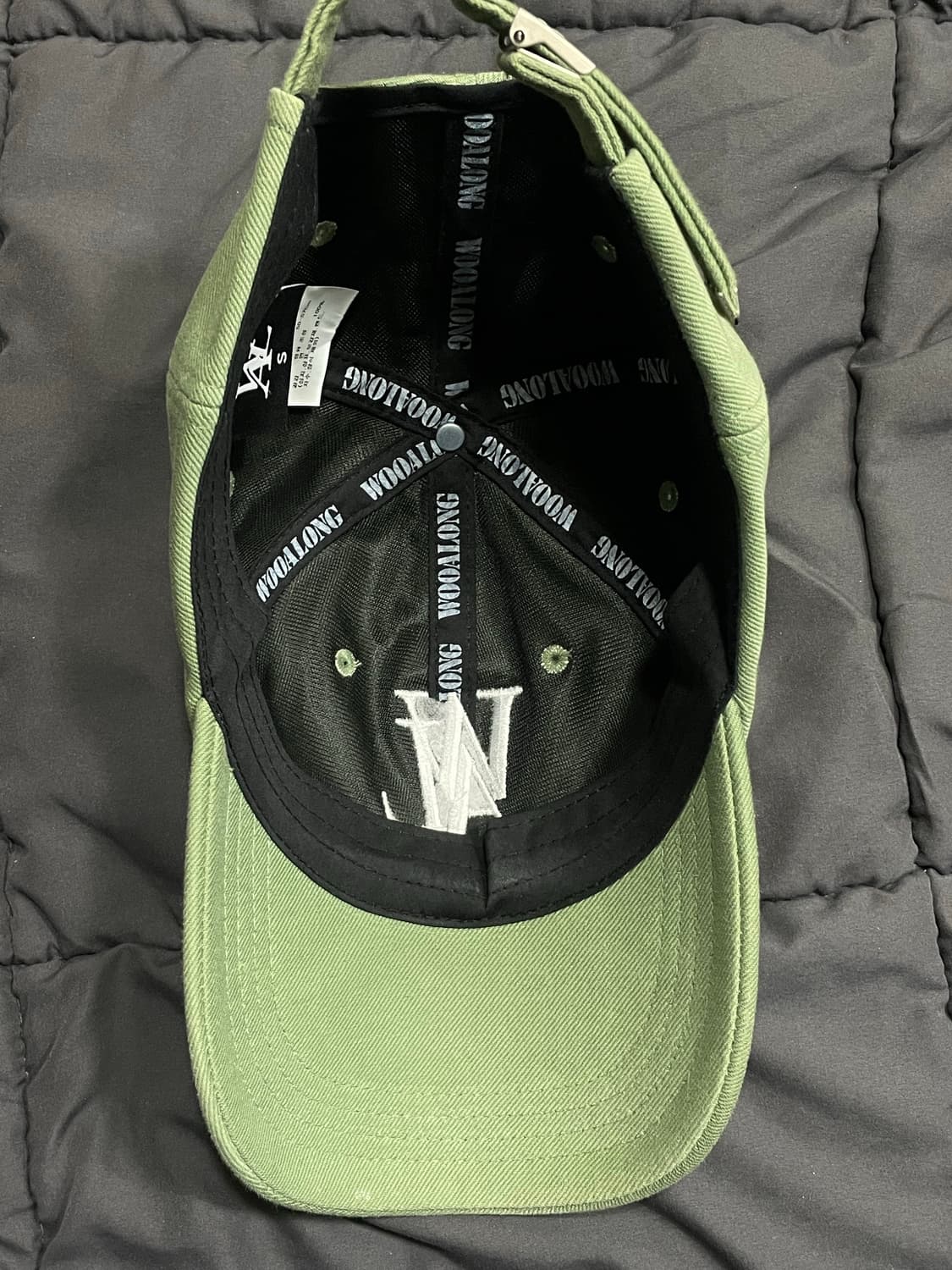 우알롱 올리브그린 볼캡 상품이미지2