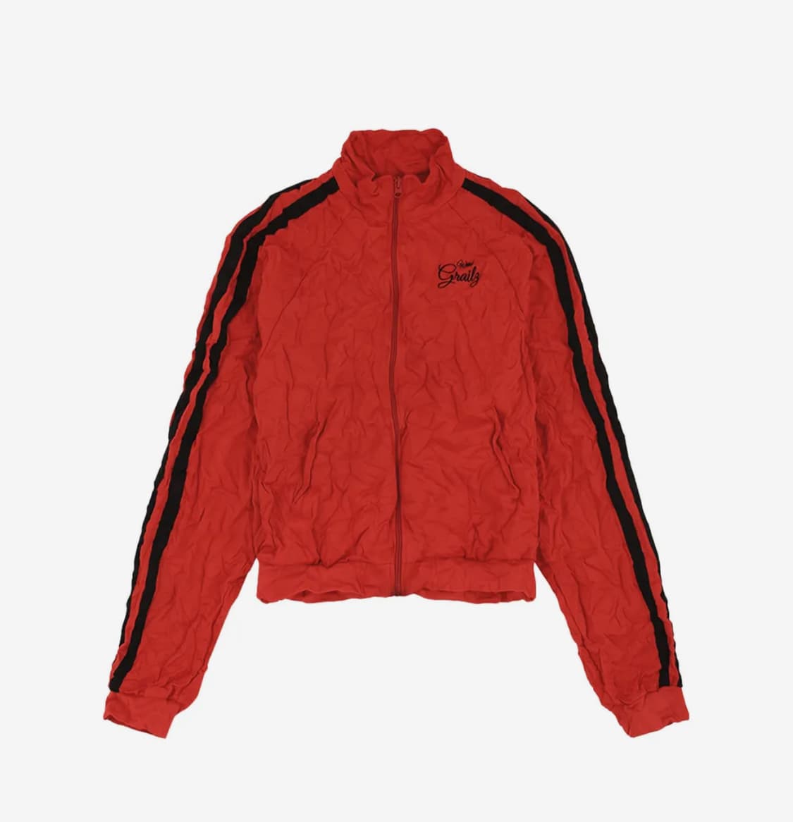 그레일즈 crinkle track jacket red 트랙 자켓 져지 상품이미지1
