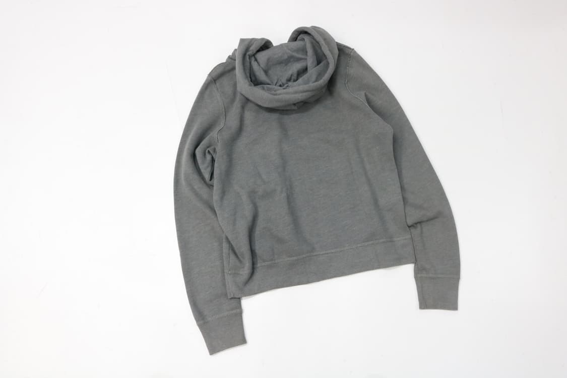 아베크롬비 빈티지 아치 로고 차콜 그레이 후드 티셔츠 (M) 상품이미지7