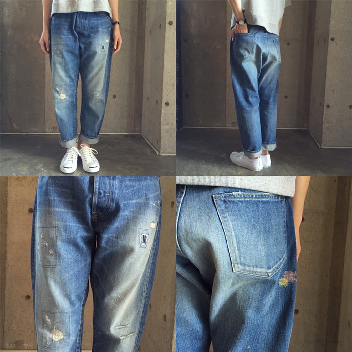 오디너리핏츠 5포켓 루즈 앵클 리메이크 데님 30사이즈 상품이미지3