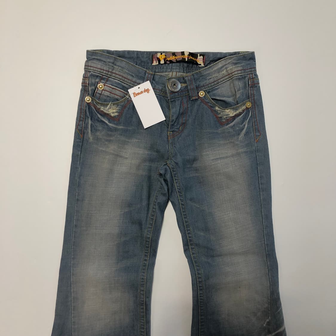 로지엔젤 Y2K 플레어 데님팬츠 상품이미지3