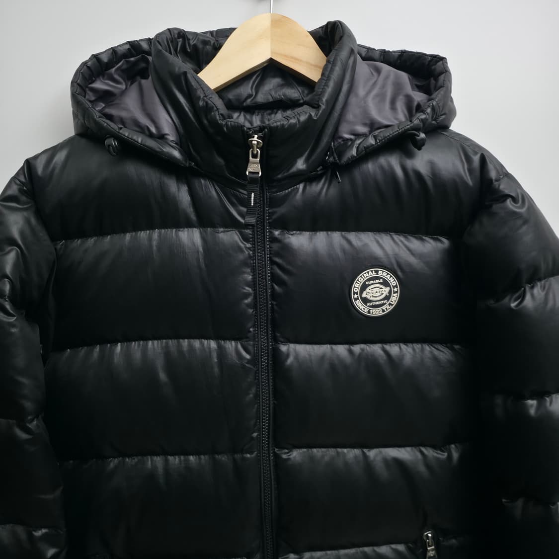 [L] 디키즈 블랙 후드 패딩 상품이미지2