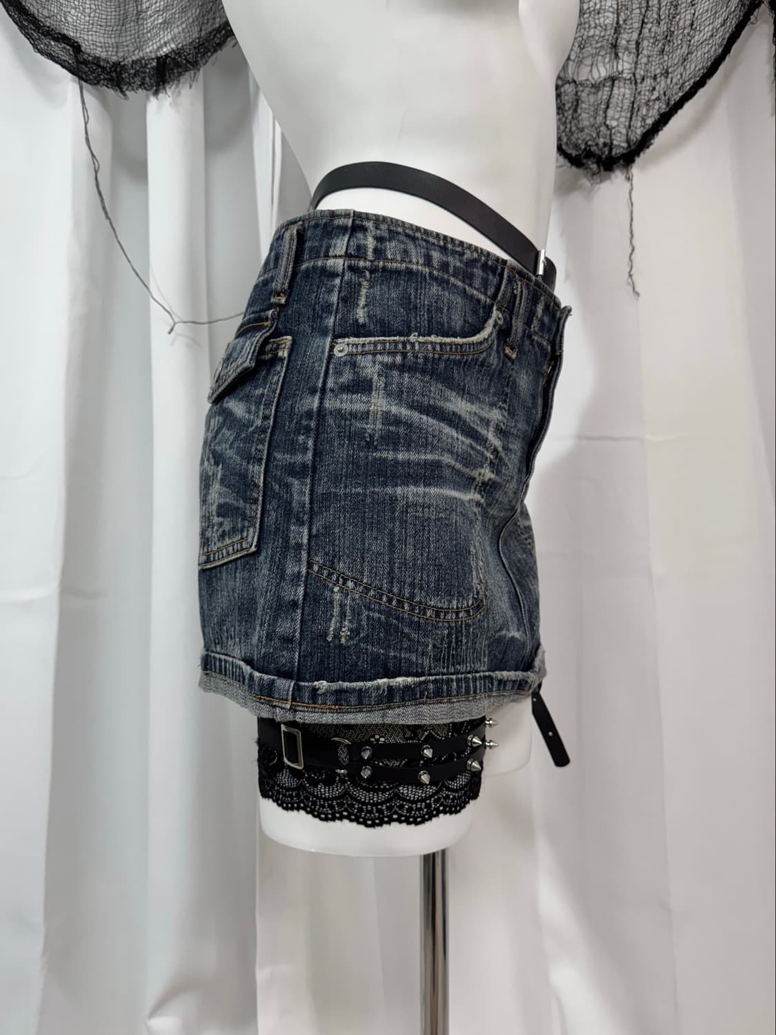 von dutch denim skirt 상품이미지3