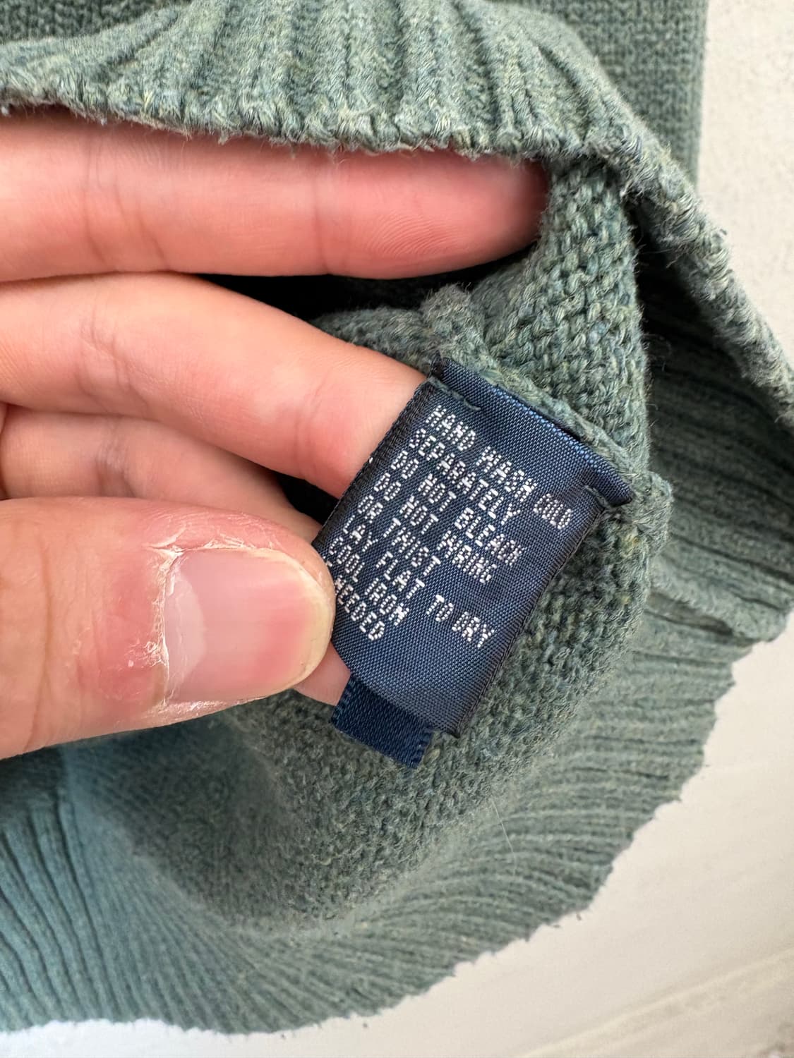 폴로랄프로렌 빈티지 코튼 반집업 니트 상품이미지7