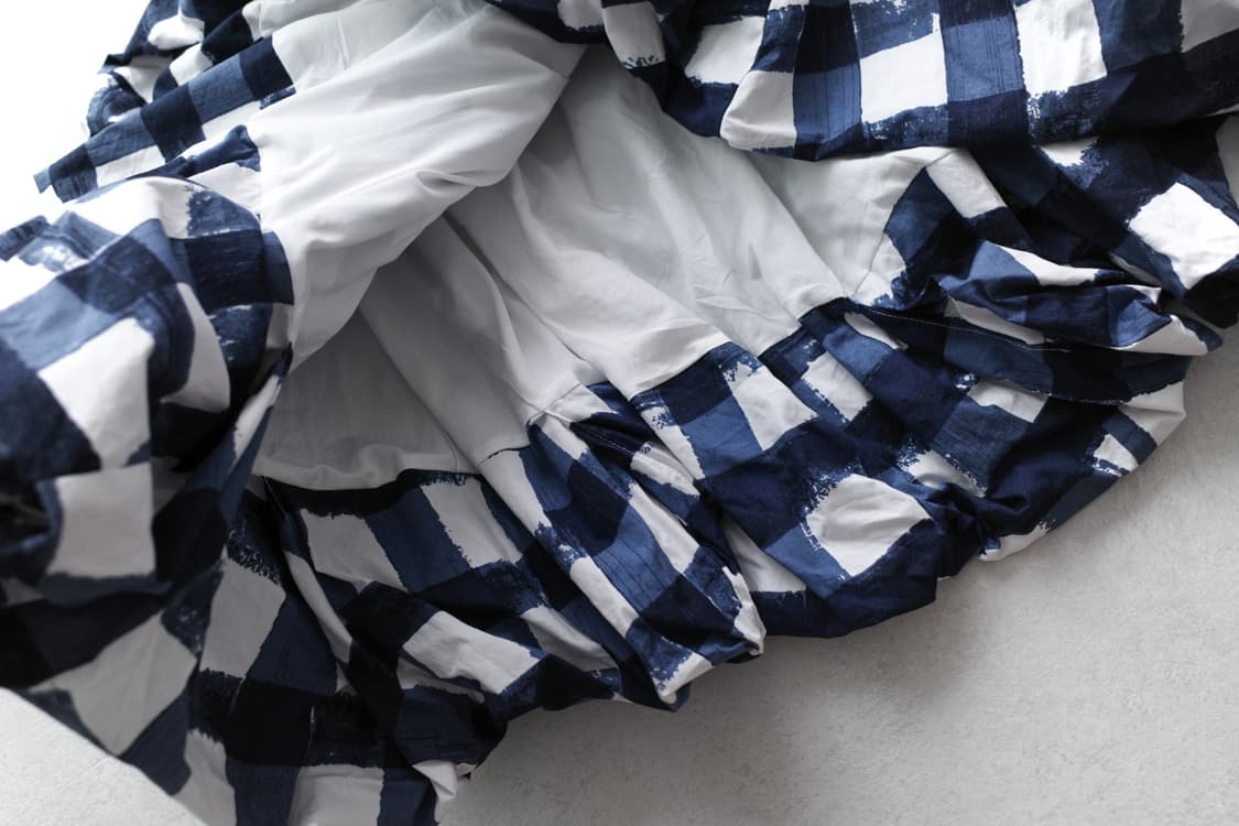 marni x uniqlo) check balloon skirt 상품이미지3