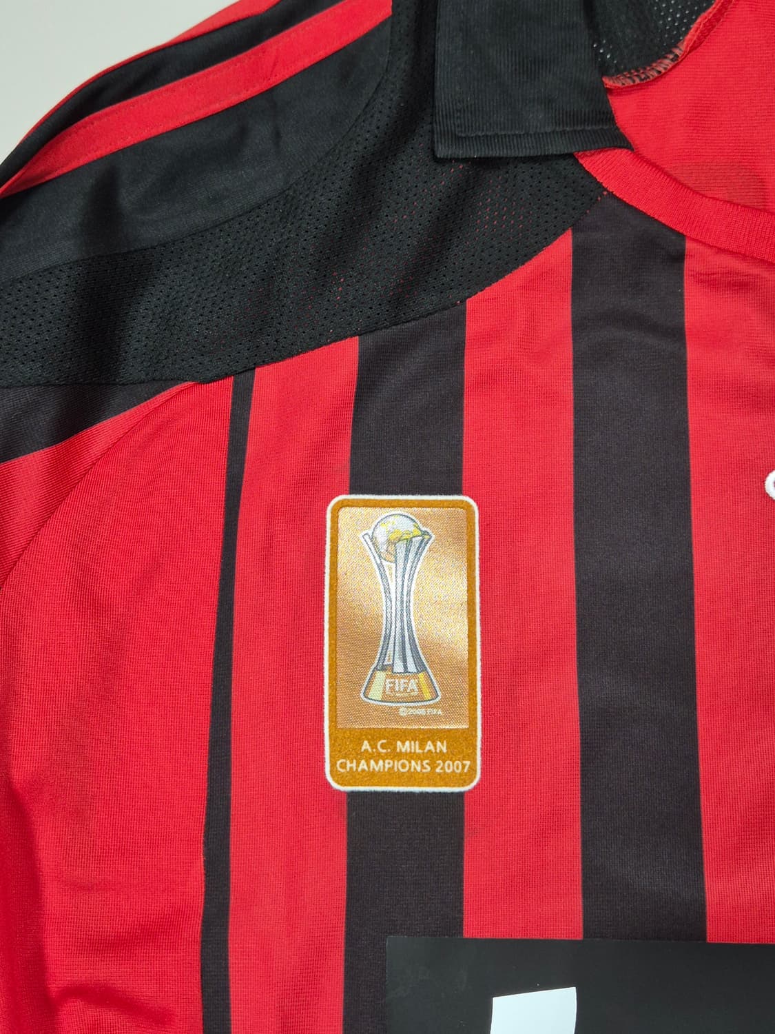 레트로)07-08시즌 ac밀란 홈킷 카카 유니폼 L사이즈 상품이미지4