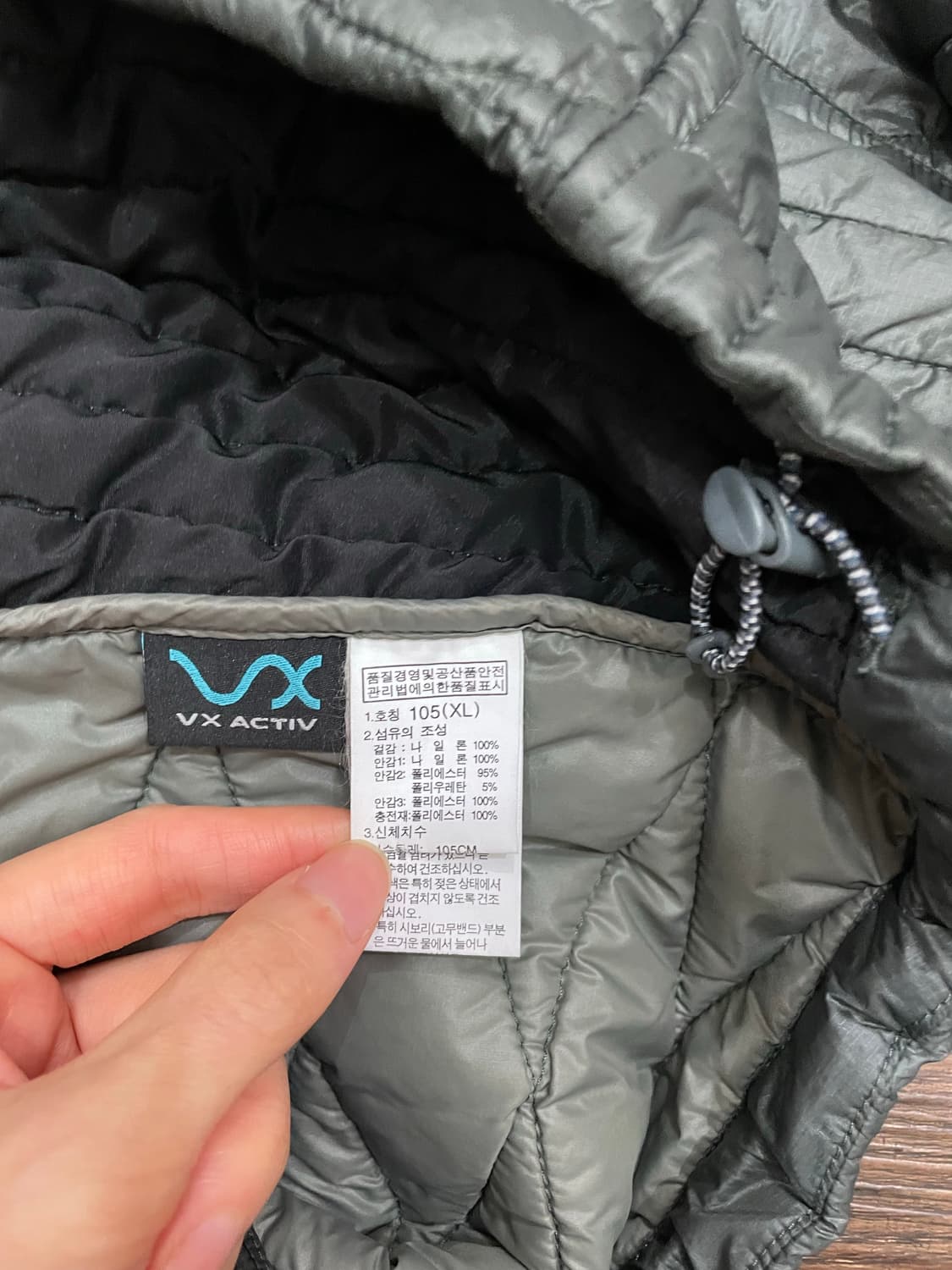 노스페이스 VX 방풍 경량 패딩 자켓 상품이미지8