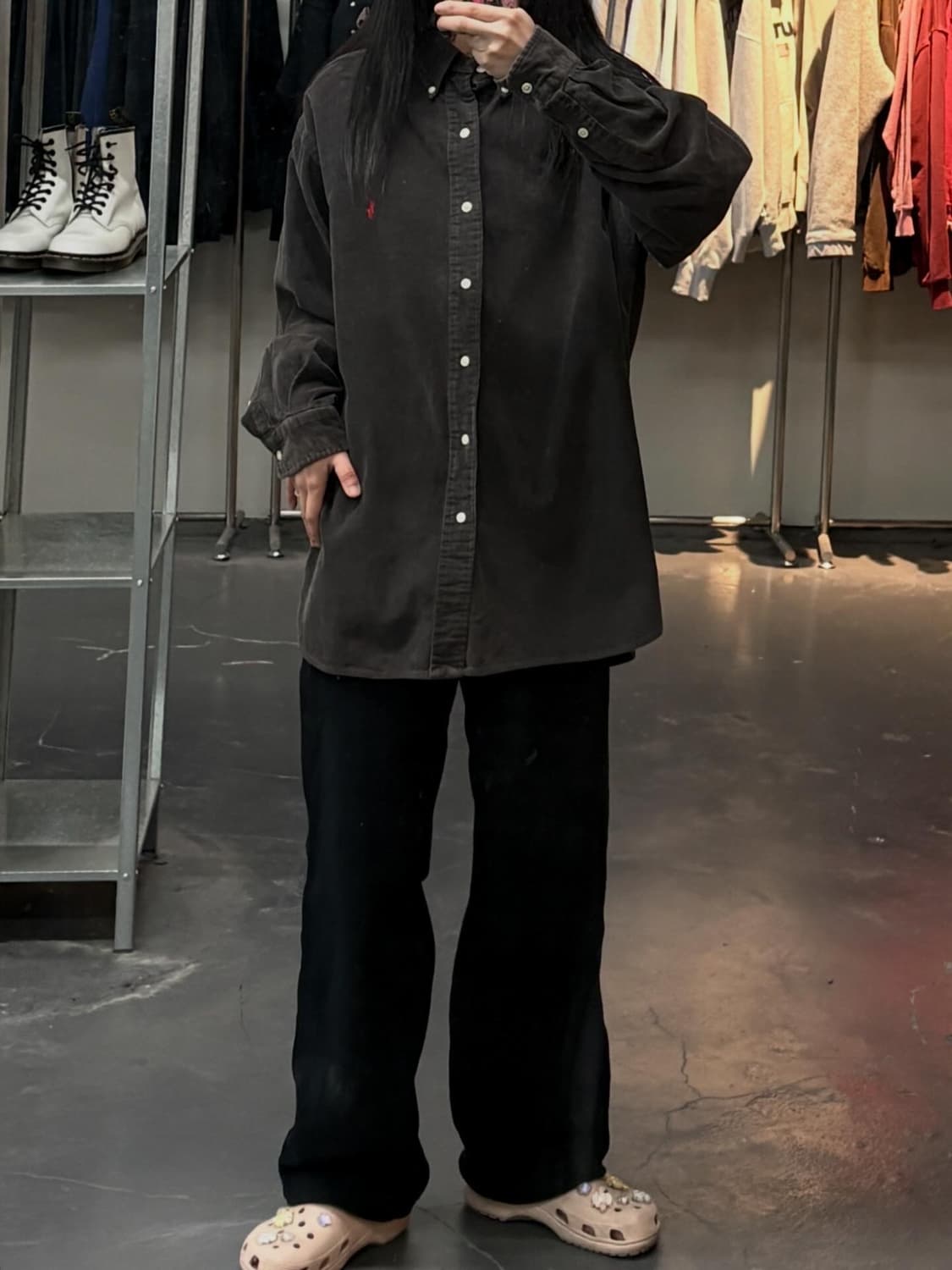 폴로랄프로렌 코듀로이 브라운 셔츠 A3580 상품이미지1