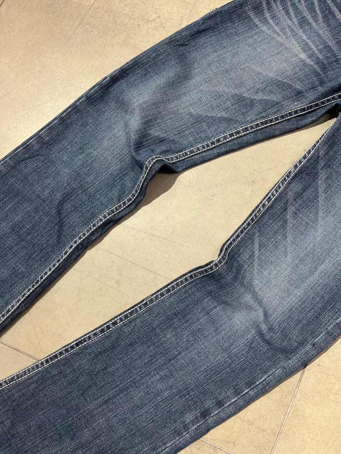 일본 빈티지 포켓 자수 부츠컷 데님 팬츠  상품이미지8