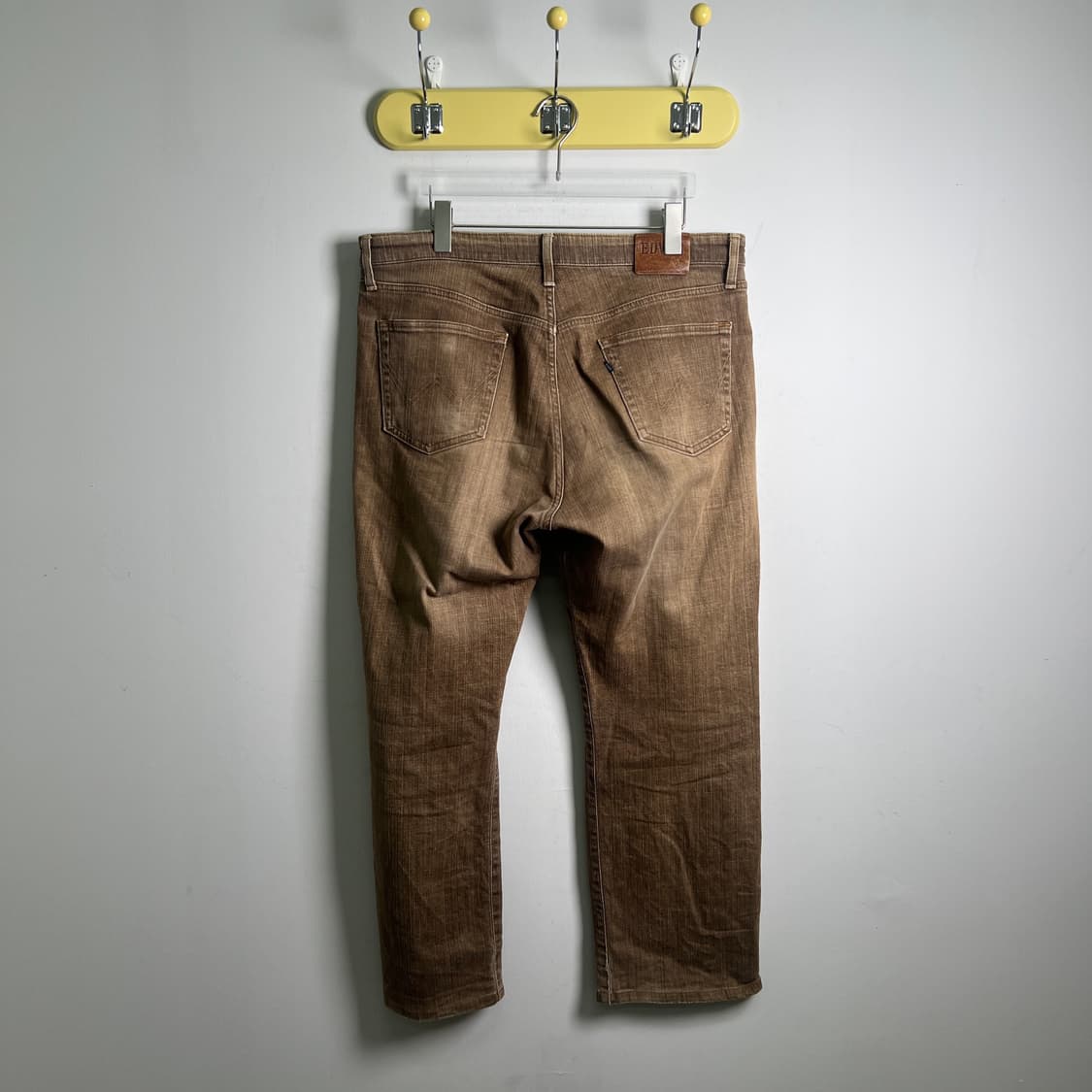 에드윈 인터네셔널 404 브라운 워싱 데님 팬츠 37 상품이미지2