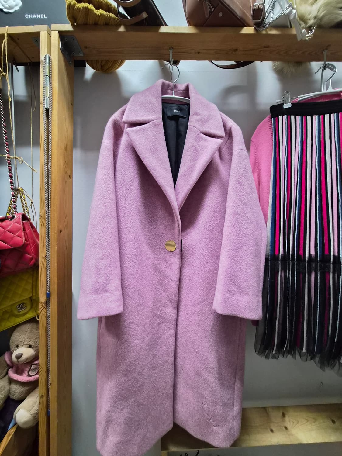 시스템 캐시미어 울 루즈핏코트 상품이미지3