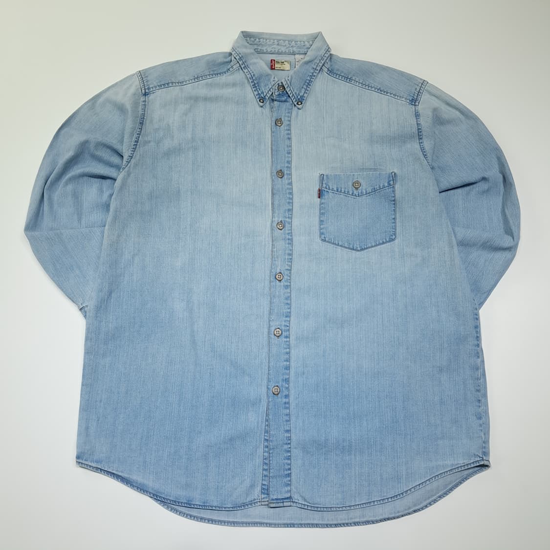 CK093 L 리바이스 90s 홍콩판 60521 연청 데님셔츠 남방 상품이미지1