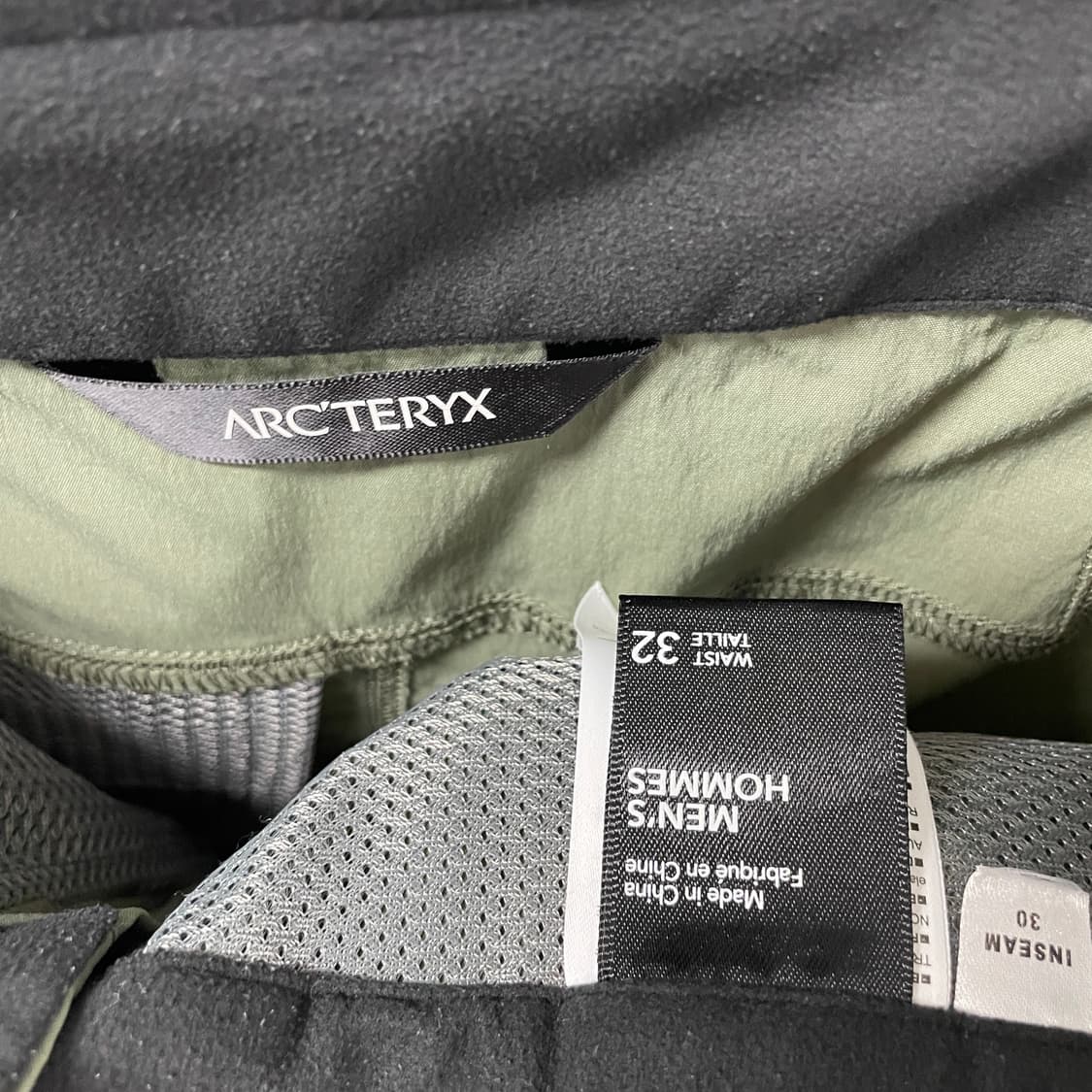 아크테릭스 카키 팬츠 32 상품이미지6