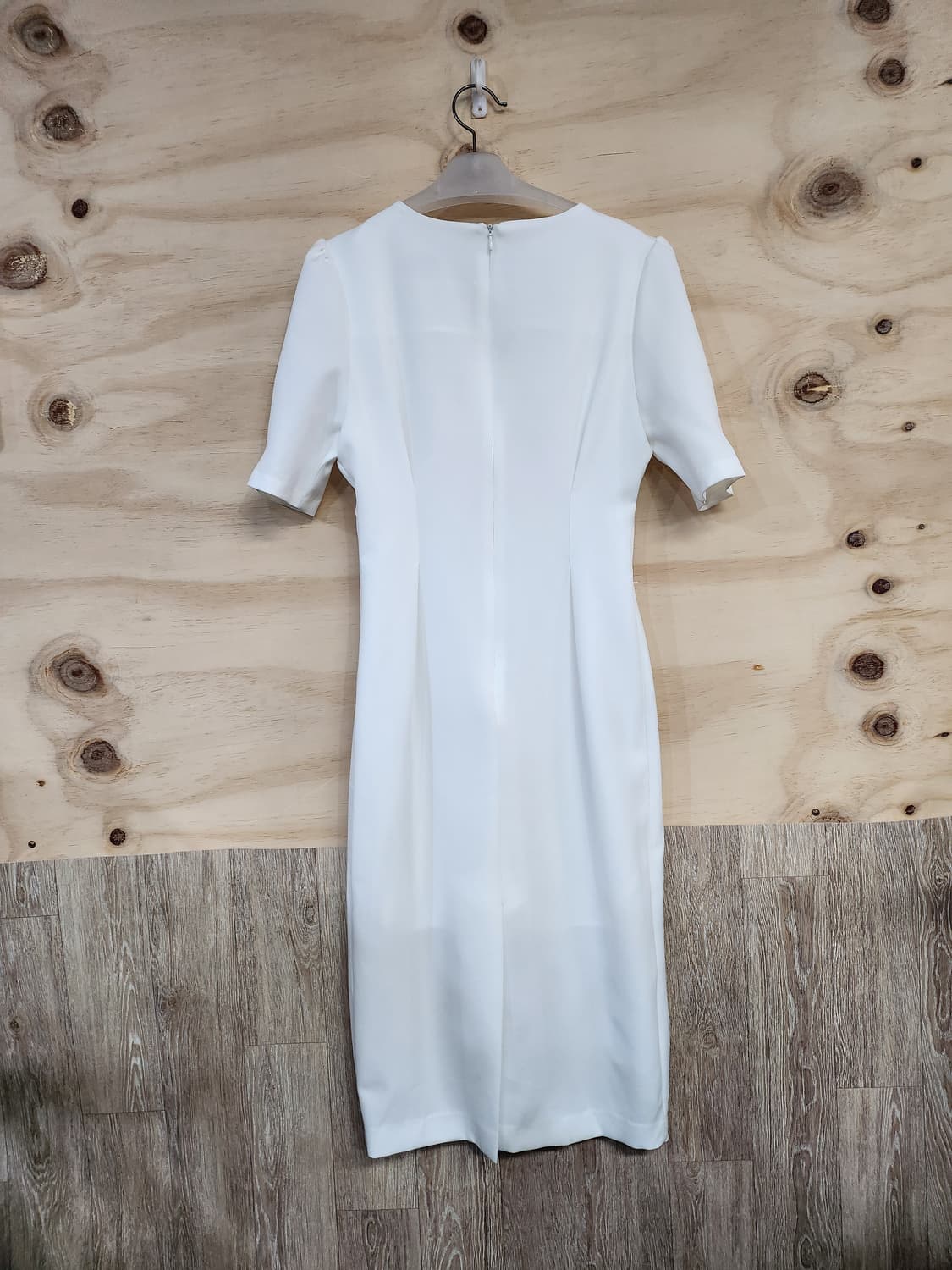 447) 스퀘어넥 반팔 롱원피스 상품이미지2